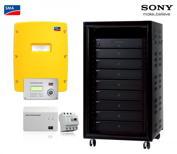 Speicher SET - *SMA Sunny Island 6.0H-11 & Sony Fortelion - 9,6 kWh*