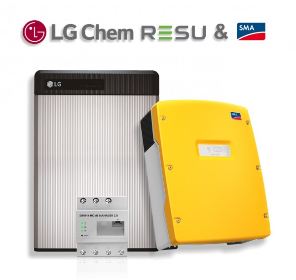 LG Chem RESU & SMA SI-4.4M-12 Energiespeicher *SET 3.3*