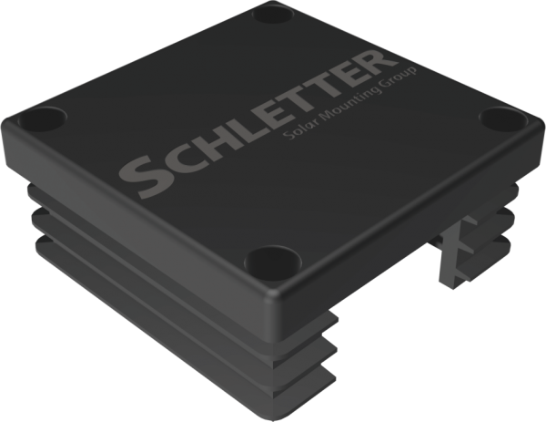Schletter Endkappe Solo05 - 20 Stück SCHWARZ